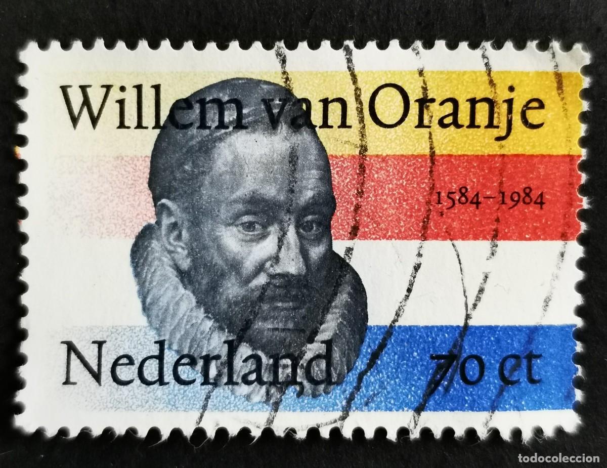 Sellos: Sello Pa&iacute;ses Bajos 1984, Pr&iacute;ncipe Guillermo de Orange (1533-1584), 70 c. Michel: NL 1256