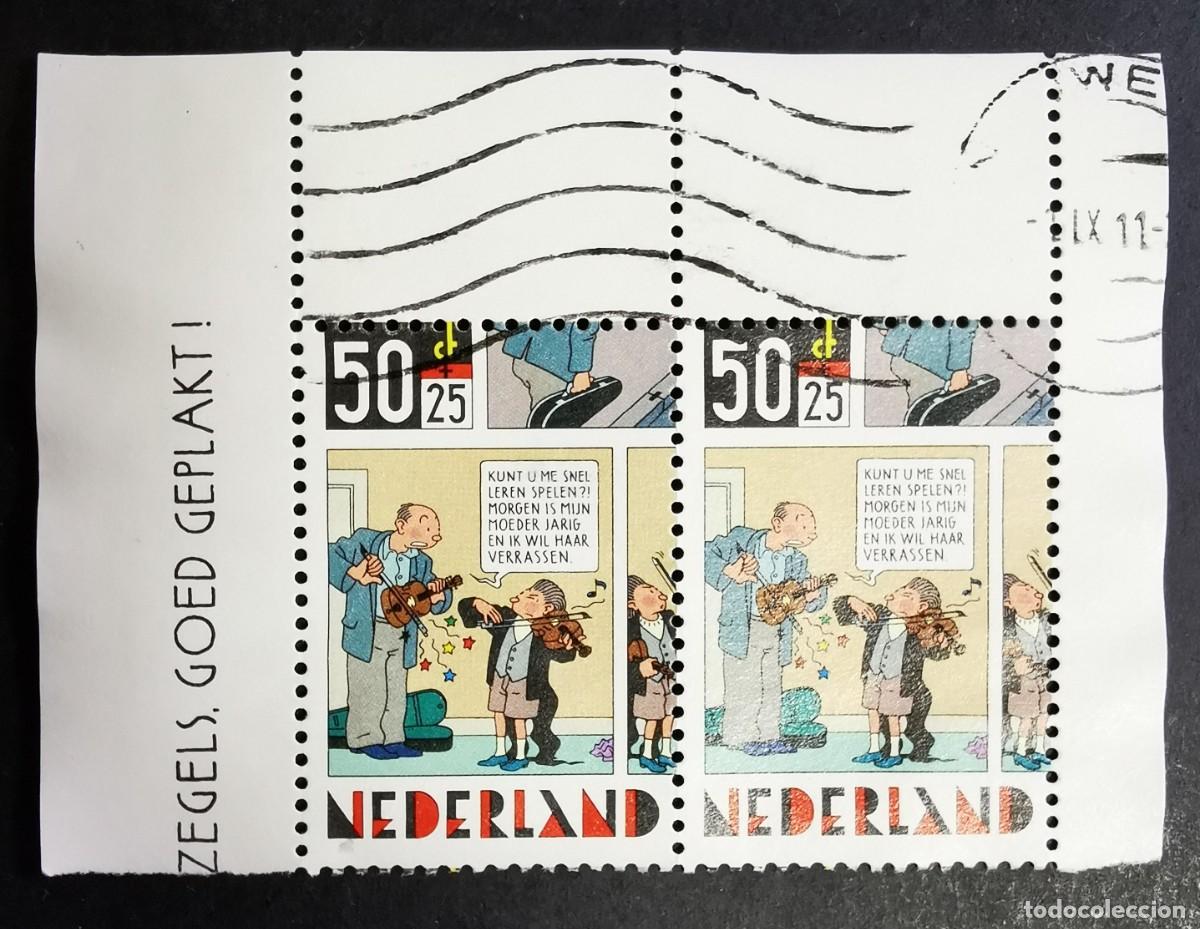 Sellos: Sello Pa&iacute;ses Bajos 1984, Educaci&oacute;n musical, 50+25 c. Michel: NL 1259