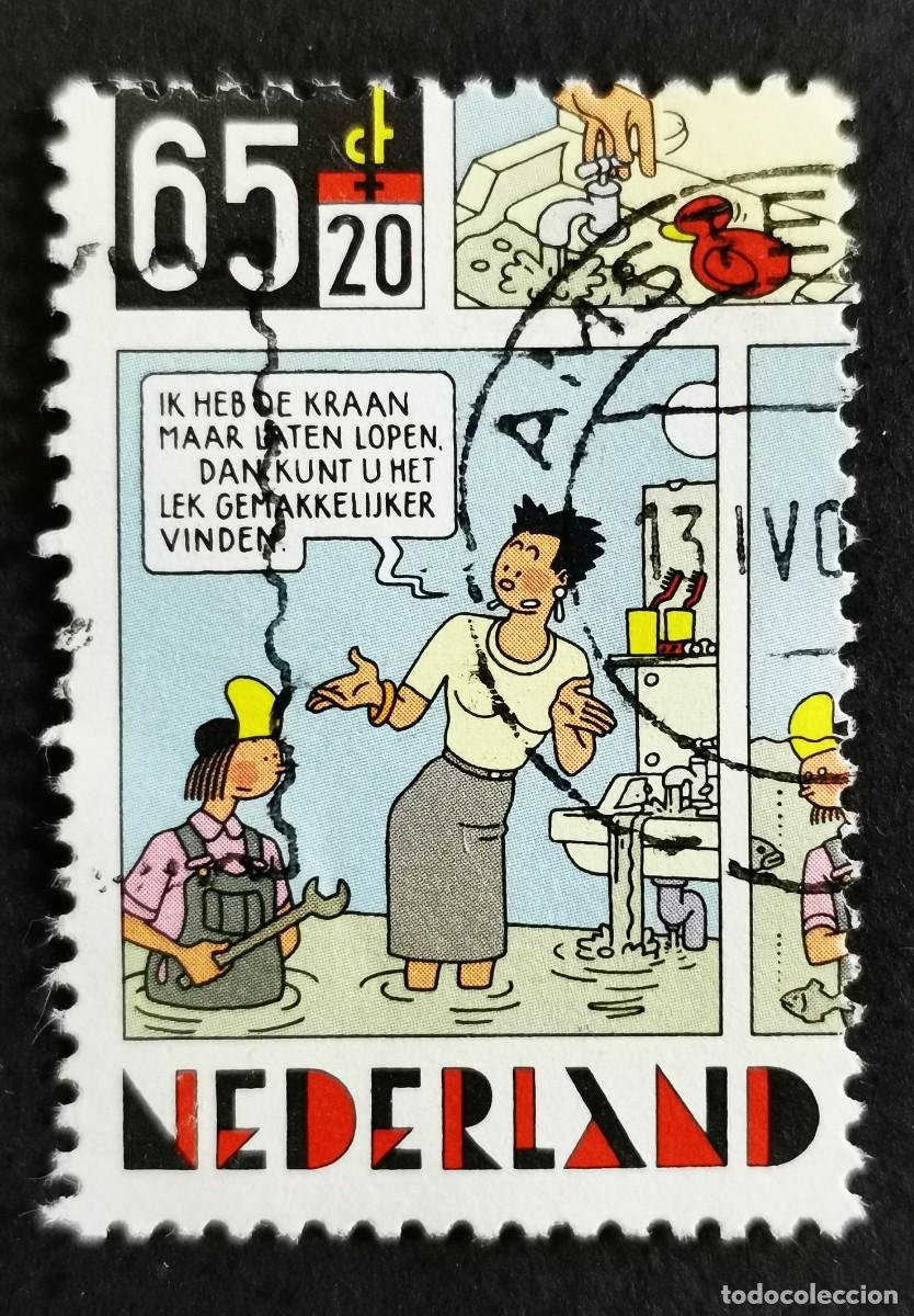 Sellos: Sello Pa&iacute;ses Bajos 1984, Sellos para ni&ntilde;os 1984 Plomero, 65+20 c. Michel: NL 1261