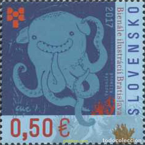 Timbres: 580968 MNH ESLOVAQUIA 2017 BIENAL DE LA ILUSTRACION EN BRATISLAVA
