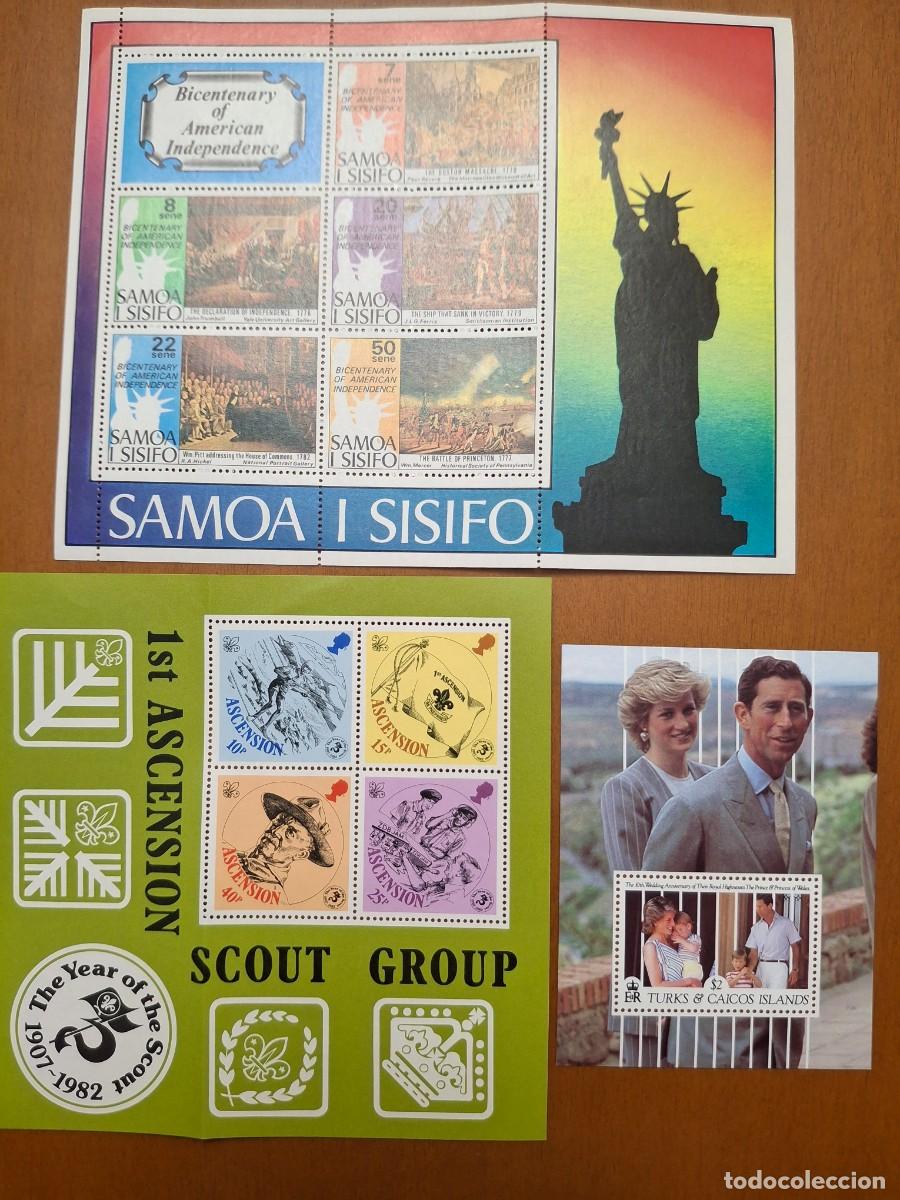 Timbres: HB807 HOJITAS BLOQUE de COMMONWEALTH en NUEVO ideal para tematicas (leer descripcion)