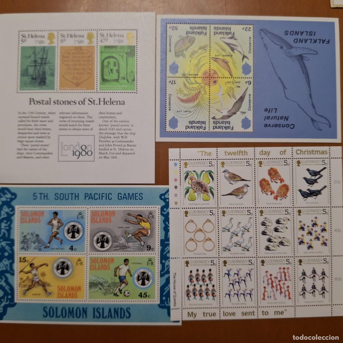 Timbres: HB809 HOJITAS BLOQUE de COMMONWEALTH en NUEVO ideal para tematicas (leer descripcion)