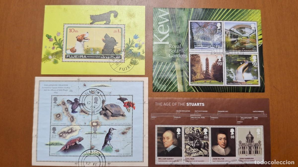 Timbres: HB811 HOJITAS BLOQUE de COMMONWEALTH en usado ideal para tematicas (leer descripcion)