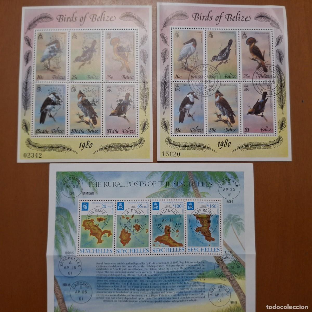 Timbres: HB812 HOJITAS BLOQUE de COMMONWEALTH en usado ideal para tematicas (leer descripcion)