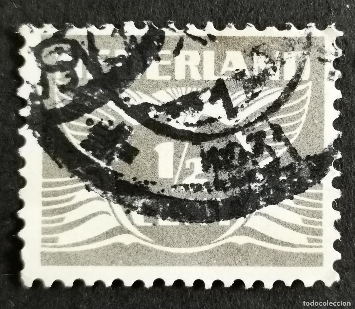 Sellos: SELLO PA&Iacute;SES BAJOS 1926, PALOMA VOLADORA - 1926-1935 - SERIE A , &frac12; C. MICHEL: NL 171A