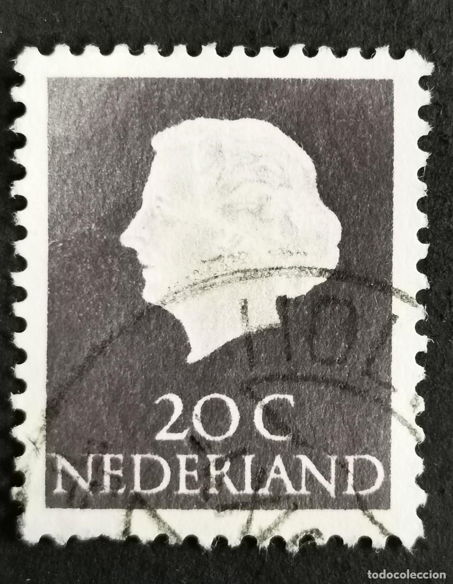 Sellos: SELLO PA&Iacute;SES BAJOS 1967, REINA JULIANA (1909-2004) - PAPEL FOSFORESCENTE, 20 C. MICHEL: NL 622XYA