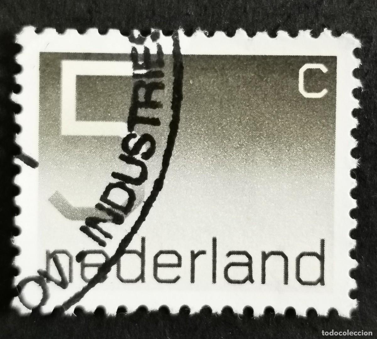 Sellos: SELLO PA&Iacute;SES BAJOS 1976, TIPO NUM&Eacute;RICO 'CROUWEL', 5 C. MICHEL: NL 1065A