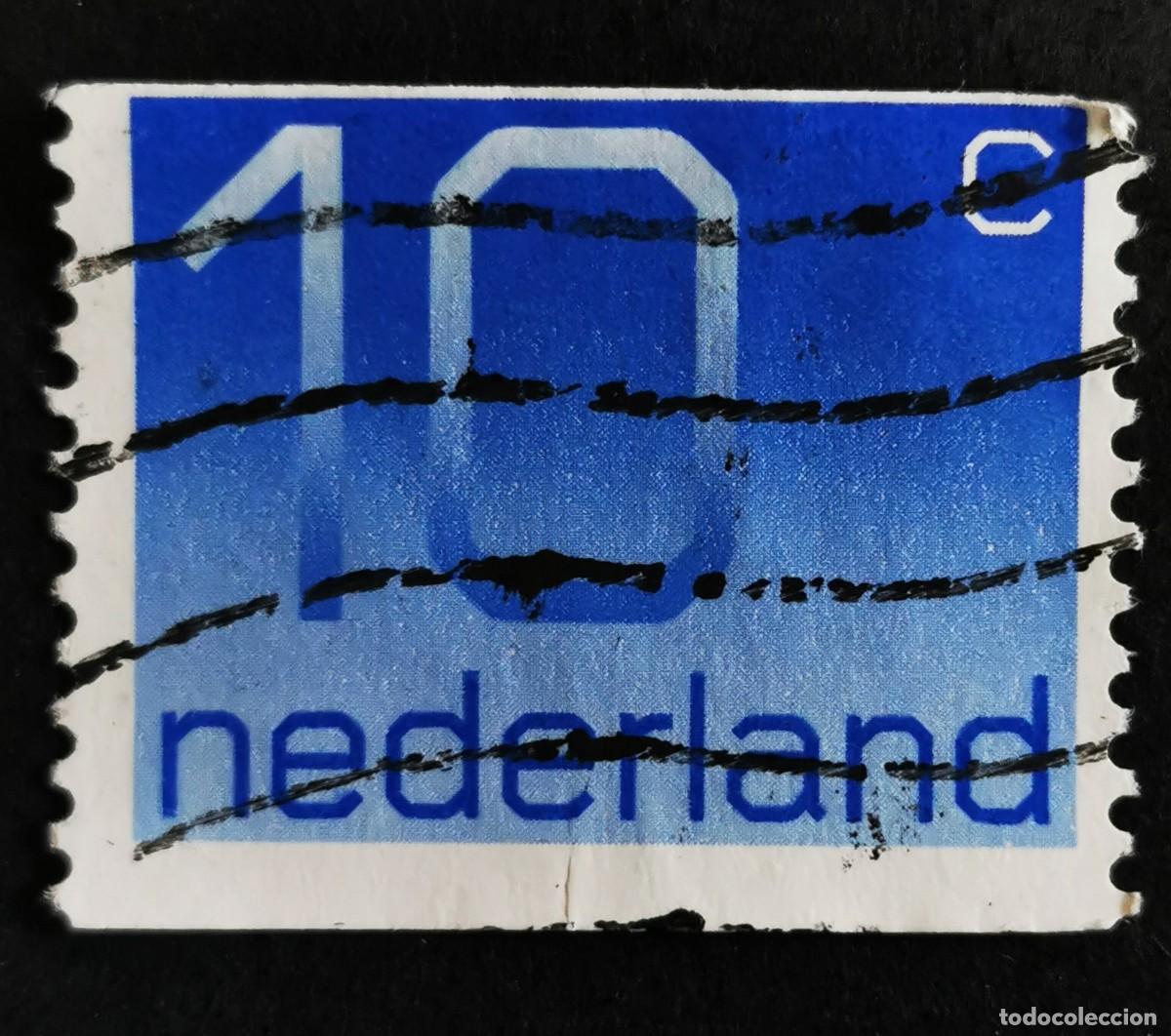 Sellos: SELLO PA&Iacute;SES BAJOS 1976, TIPO NUM&Eacute;RICO 'CROUWEL', 10 C. MICHEL: NL 1066C