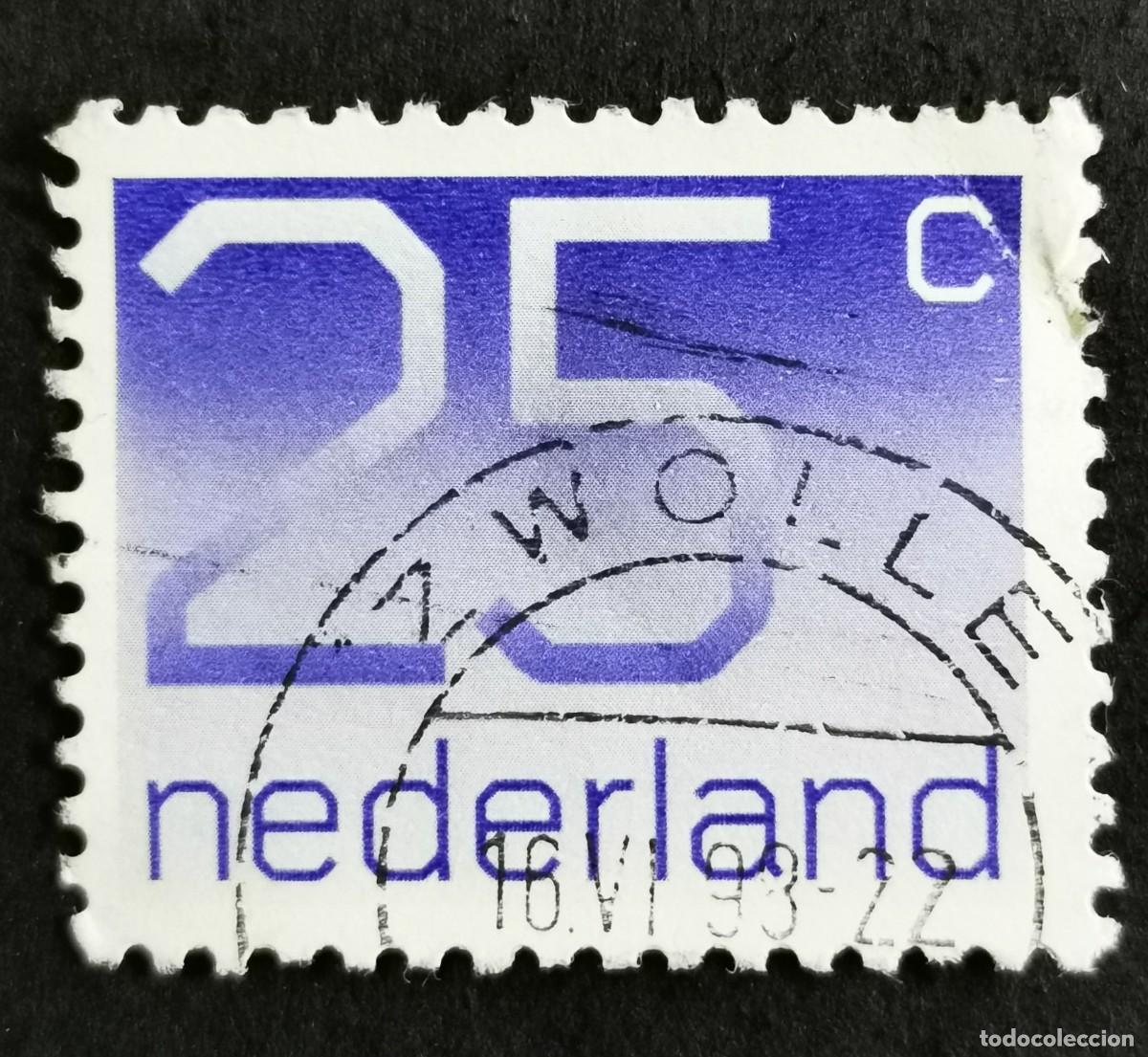 Timbres: SELLO PA&Iacute;SES BAJOS 1976, TIPO DE N&Uacute;MERO 'CROUWEL' - &rdquo;2&rdquo; TIPO I, 25 C. MICHEL: NL 1067A