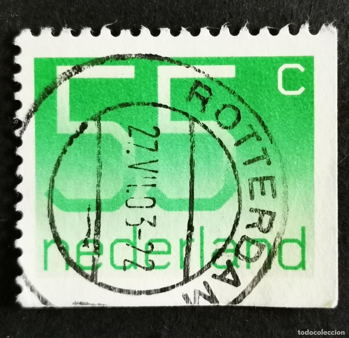 Sellos: Sello Pa&iacute;ses Bajos 1986, Tipo de n&uacute;mero 'Crouwel' - del folleto, 55 c. Michel: NL 1183Eu