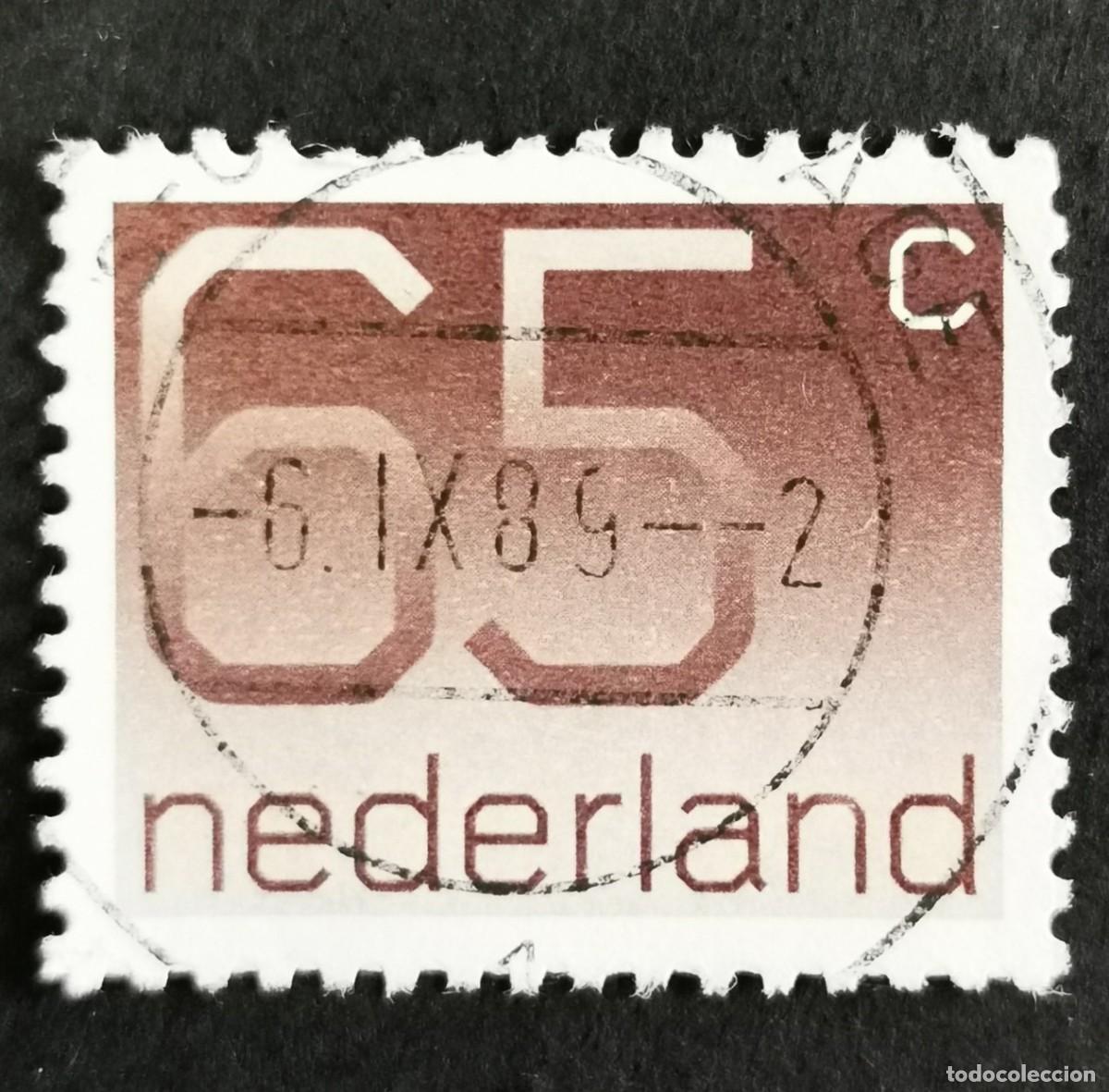 Sellos: Sello Pa&iacute;ses Bajos 1986, Tipo num&eacute;rico 'Crouwel', 65 c. Michel: NL 1297A