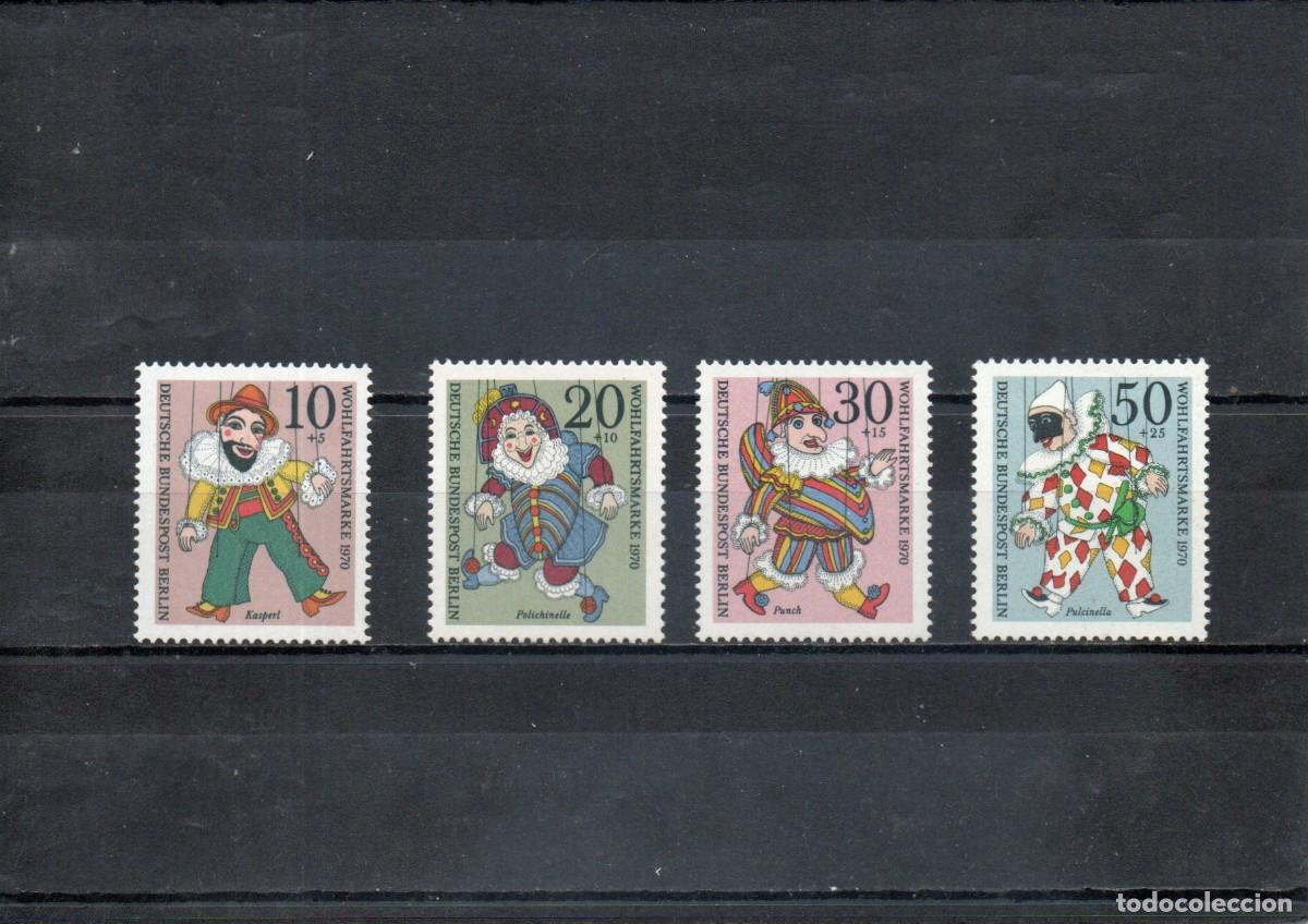Sellos: ALEMANIA BERLIN. MARIONETAS. OBRAS DE BENEFICIENCIA.