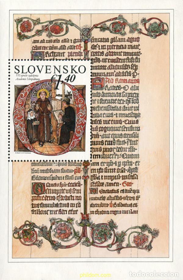 Sellos: 342966 MNH ESLOVAQUIA 2015 550 ANIVERSARIO DEL ESTABBLECIMIENTO DE LA ACADEMIA ISTROPOLITANA