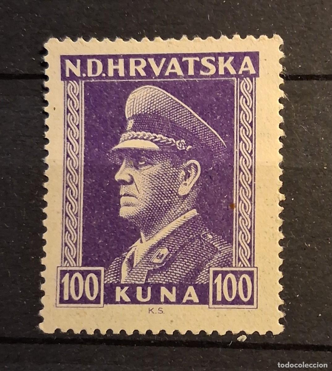 Sellos: CROACIA, 1943/44, CAT.YT.94.