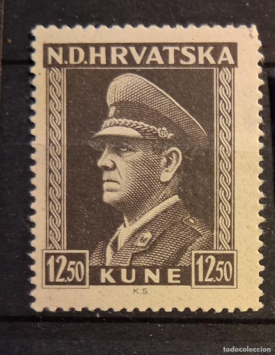 Sellos: CROACIA, 1944/45, CAT.YT.89.