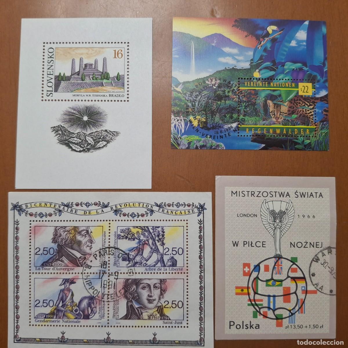 Timbres: HB918 HOJITAS BLOQUE de vario paises en usado ideal para tematicas (leer descripcion)