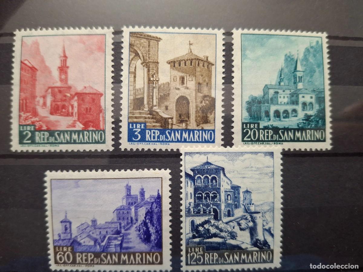Timbres: HB1684 GRANDES SERIES MUNDIALES sellos en NUEVO** SAN MARINO 1957