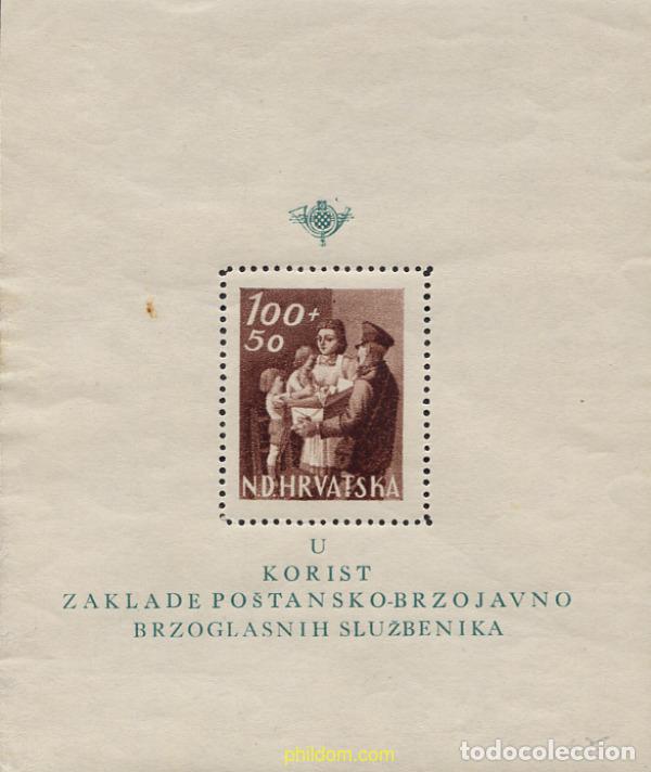 Timbres: 166648 MNH CROACIA 1945 A BENEFICIO DE LAS COMUNICACIONES