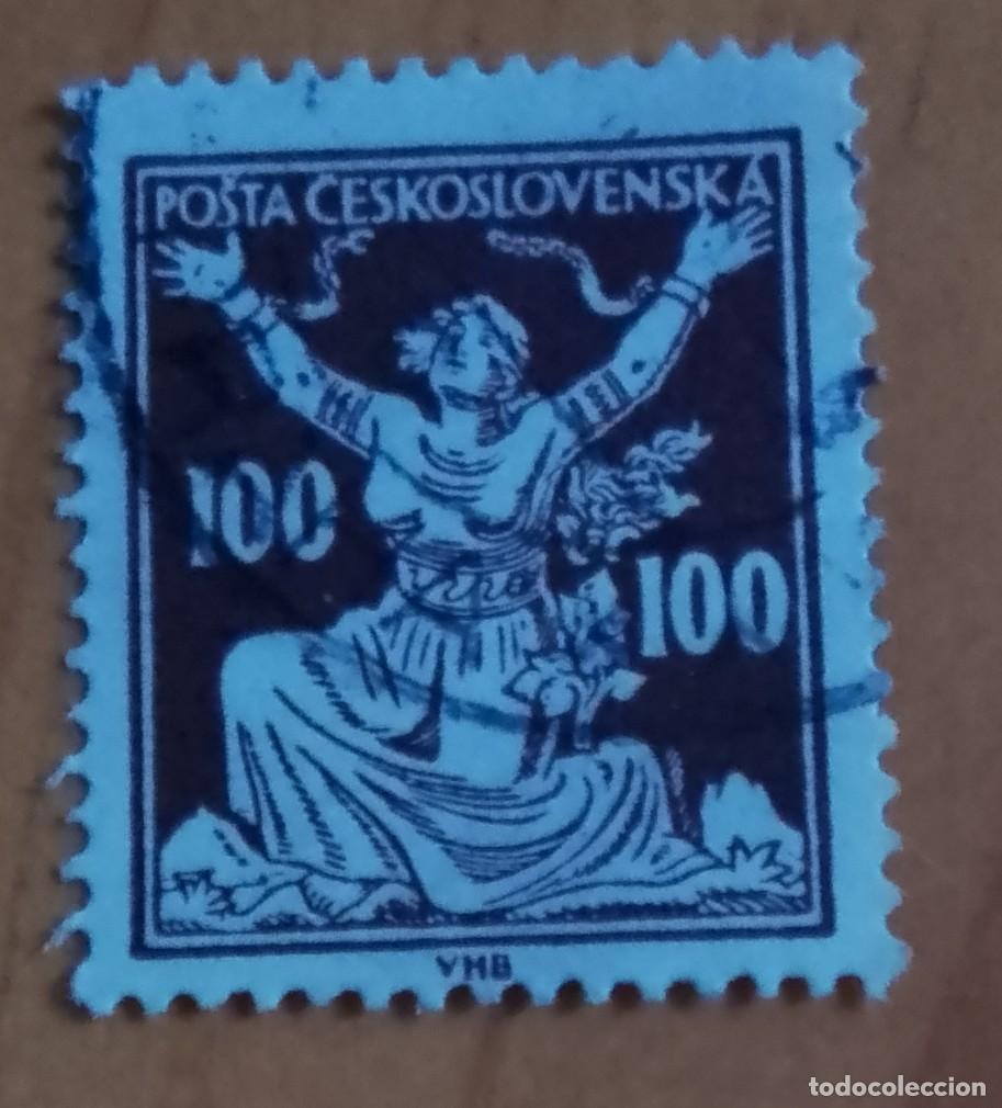 Timbres: CHECOSLOVAQUIA - V/F 100 - ROMPER CADENAS - VER DESCRIPCI&Oacute;N