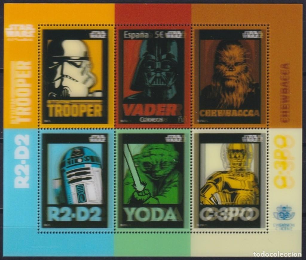 Timbres: F-EX63775 ESPA&Ntilde;A SPAIN MNH 2017 MOVIE CINEMA STAR WAR GUERRA DE LAS GALAXIAS.