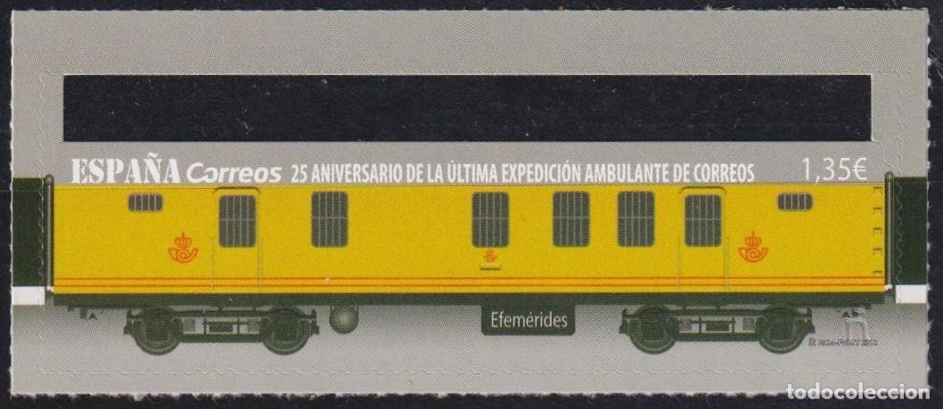 Briefmarken: F-EX63922 ESPA&Ntilde;A SPAIN MNH 2018 RAILROD AMBULANTE SPECIAL PERFORATED TEXTURE.