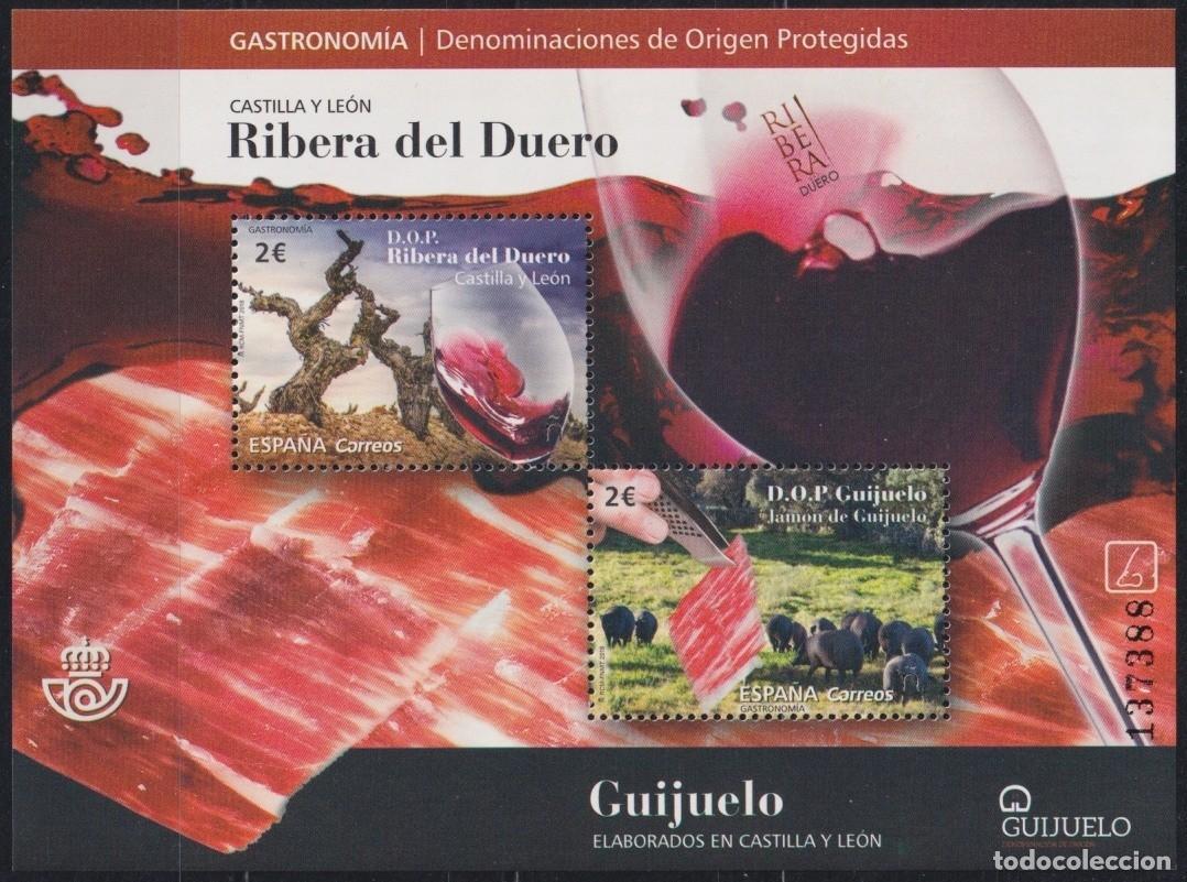 Sellos: F-EX63929 ESPA&Ntilde;A SPAIN MNH 2018 GASTRONOMY FOOD WINE OF RIVERA DEL DUERO & JAMON.