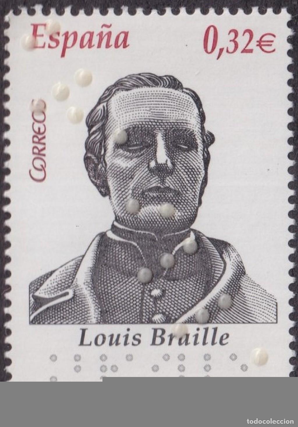Stamps: F-EX64232 ESPA&Ntilde;A SPAIN MNH 2009 LOUIS BRAILE LECTURA INVIDENTES CIEGOS.