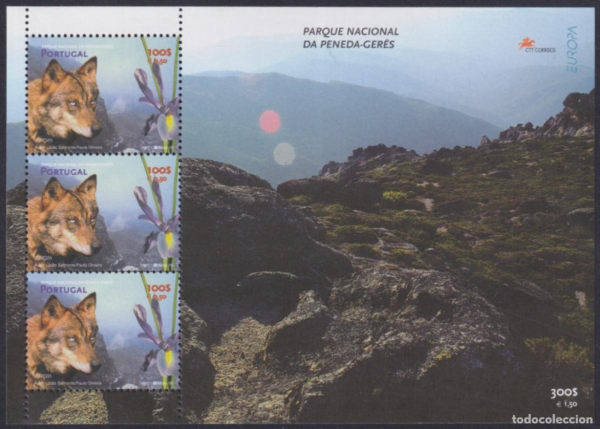 Stamps: F-EX59884 PORTUGAL MNH 1999 EUROPA NATIONAL PARK PENEDA CERES WOLF.