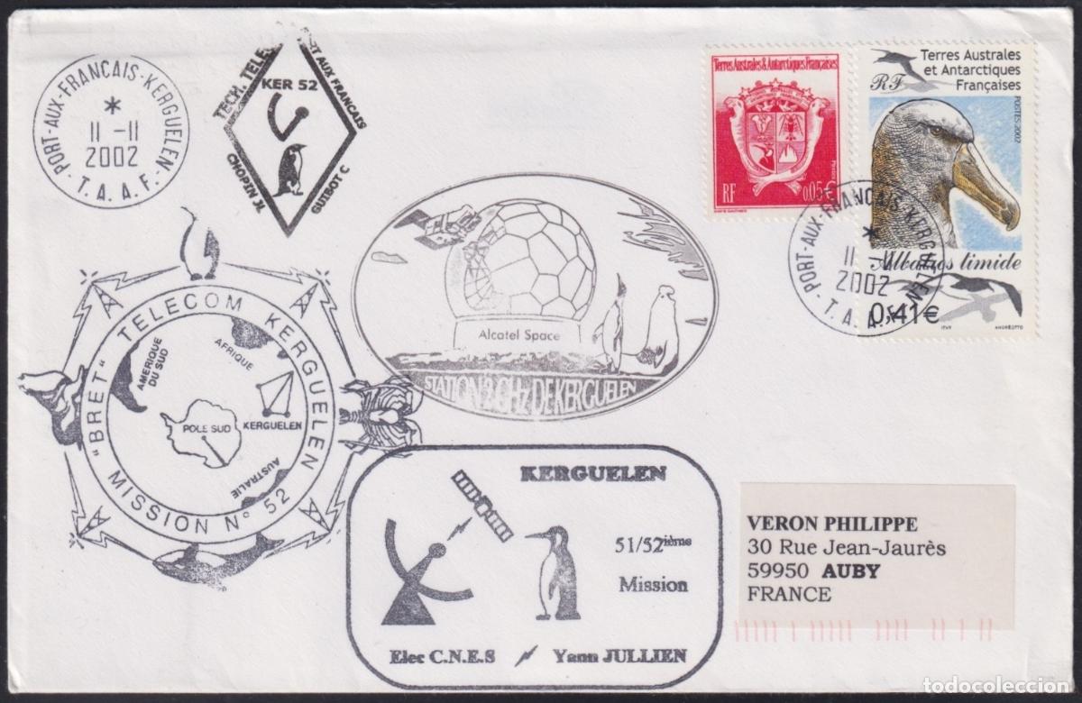 Selos: F-EX63697 TAAF FRANCE POLAR ANTARCTIC 2002 KERGULEN STATION EXPEDITION.