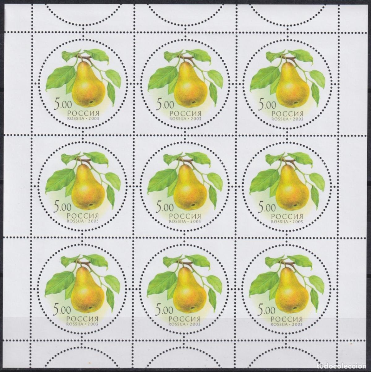 Stamps: F-EX62240 RUSSIA MNH 2003 FRUIT PATATOES PINNEAPLE APPLE STRAWBERRY.