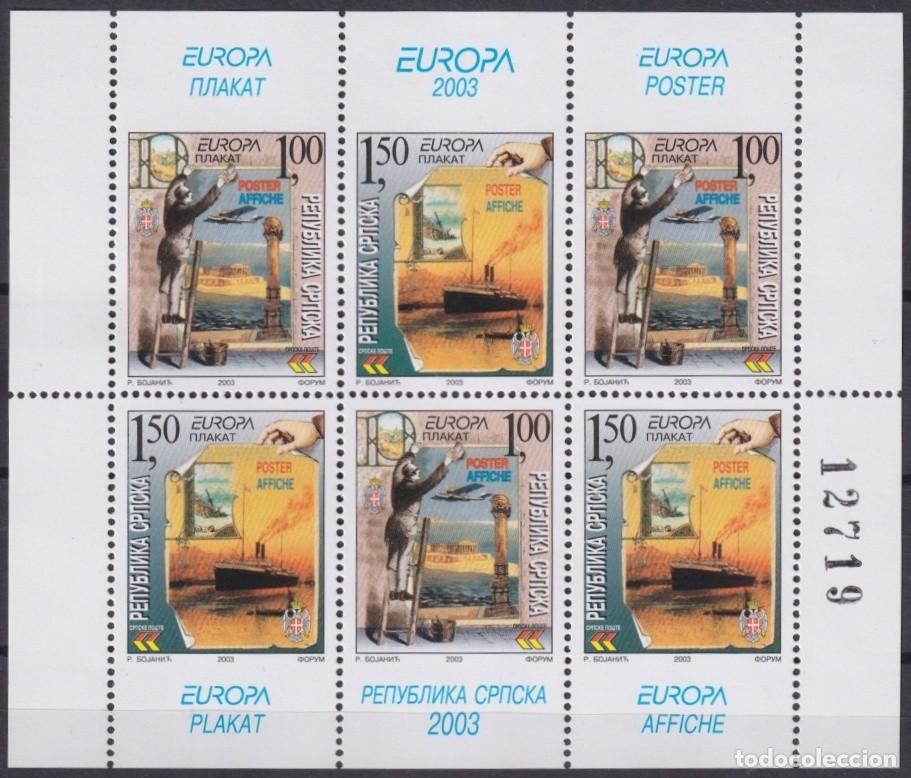 Francobolli: F-EX65407 SERBIA MNH 2003 EUROPA CEPT POSTER ART.
