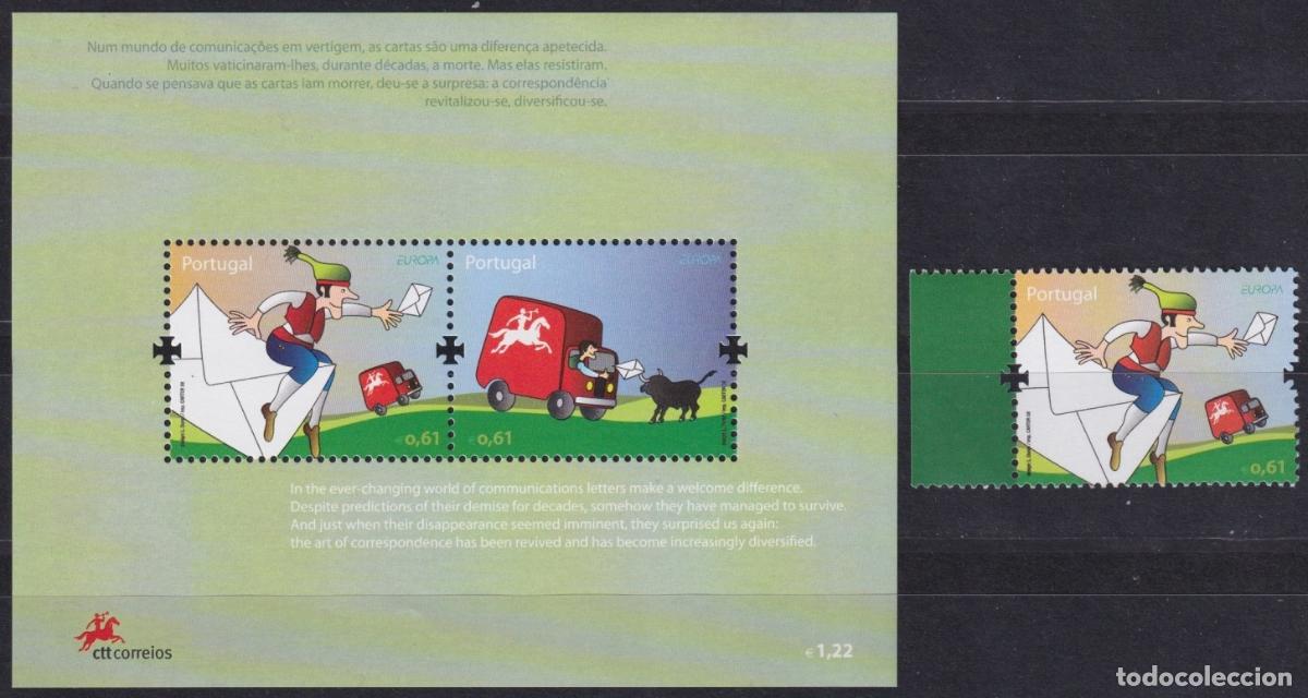 Briefmarken: F-EX65420 PORTUGAL MNH 2008 EUROPA CEPT SENDING & RECEIVING LETTERS.