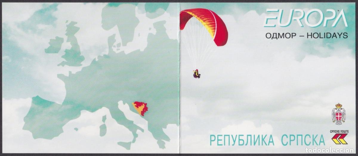 Francobolli: F-EX64707 SERBIA MNH 2004 EUROPA CEPT HOLLIDAYS RIVER CANOES BOOKLED.