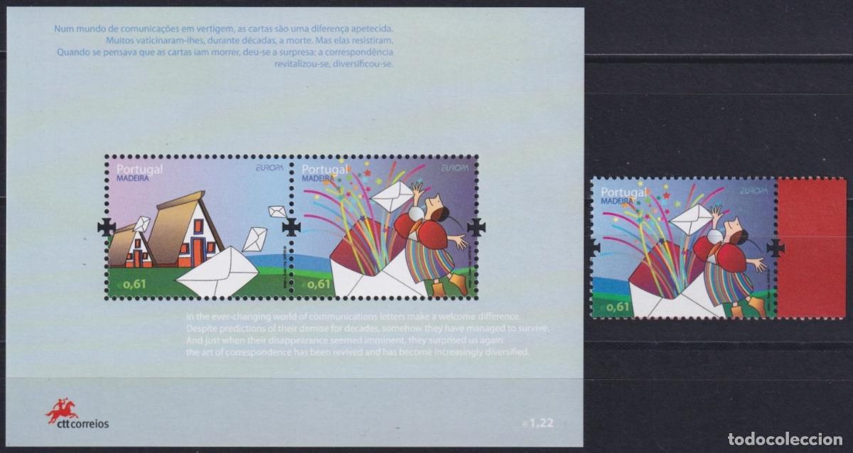 Francobolli: F-EX65421 PORTUGAL MADEIRA MNH 2008 EUROPA CEPT SENDING & RECEIVING LETTERS.