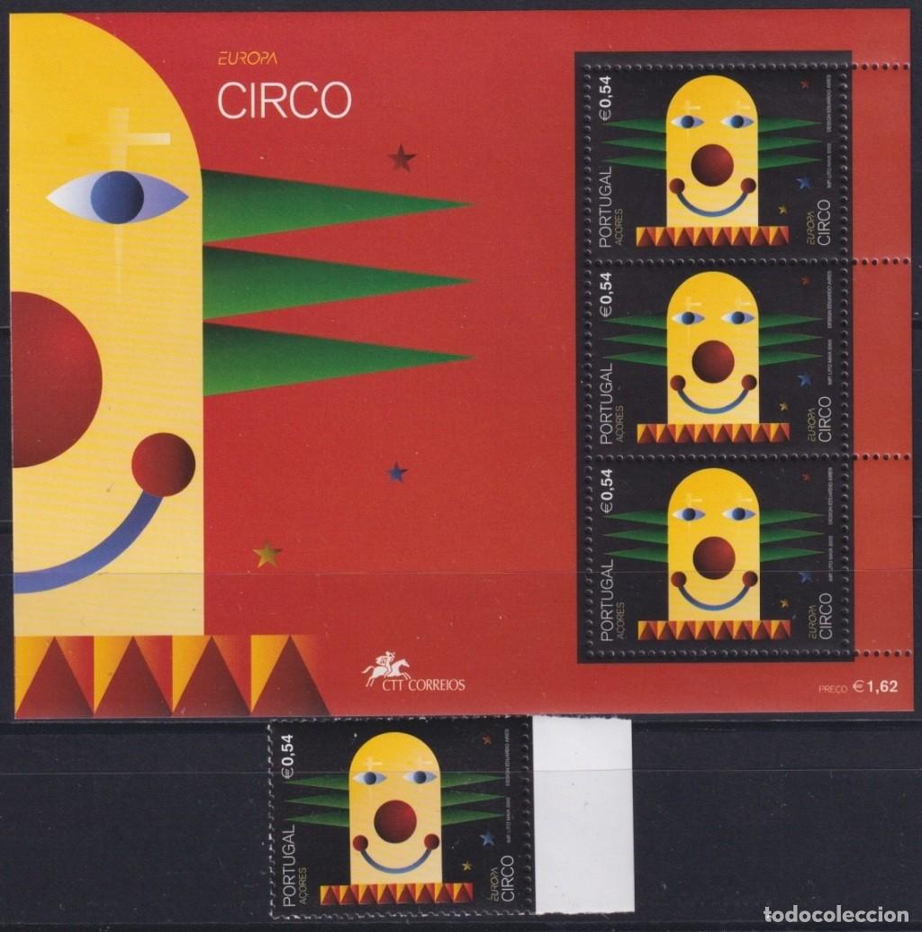 Briefmarken: F-EX66067 PORTUGAL AZORES MNH 2002 EUROPA CEPT CIRCUS CLOWNS.