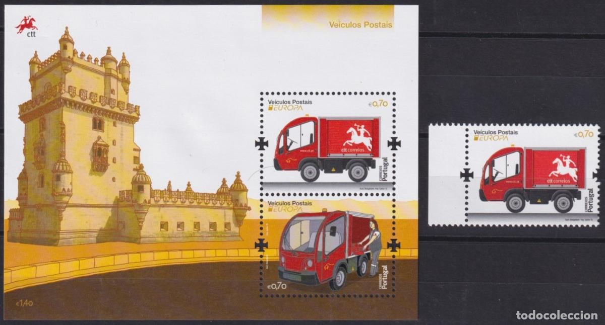 Francobolli: F-EX65424 PORTUGAL MNH 2013 EUROPA CEPT POSTAL VEHICLES CAR.