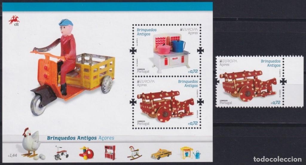 Timbres: F-EX66031 PORTUGAL AZORES MNH 2015 EUROPA CEPT OLD CHILDREN TOYS.