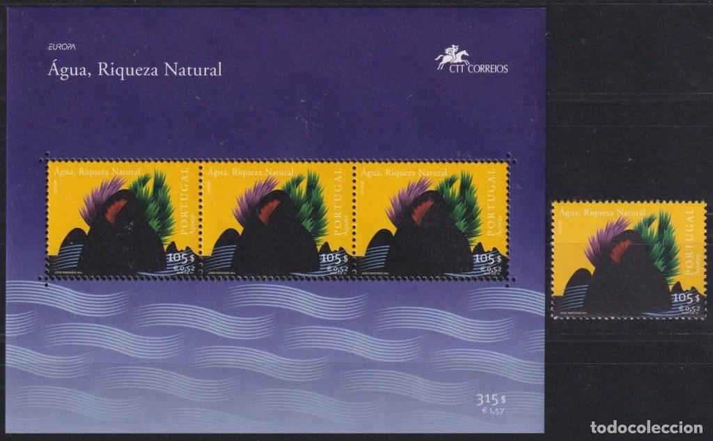 Stamps: F-EX66025 PORTUGAL AZORES MNH 2001 EUROPA CEPT WATER.