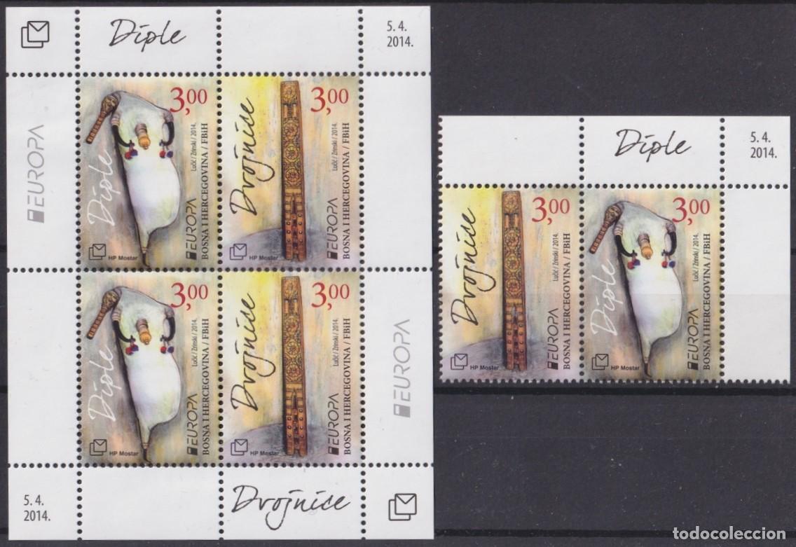 Sellos: F-EX65723 BOSNIA & HERCEGOVINA MNH 2014 EUROPA CEPT MUSIC INSTRUMENT.