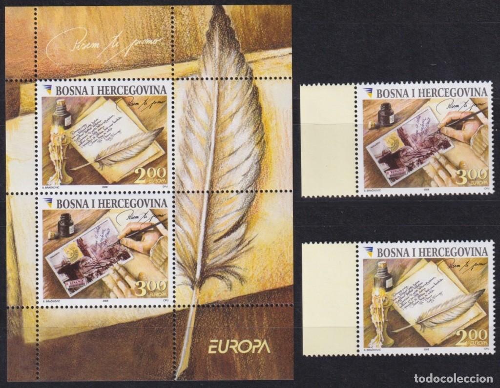 Sellos: F-EX65693 BOSNIA & HERCEGOVINA MNH 2008 EUROPA HAND WRITTER THE LETTER.