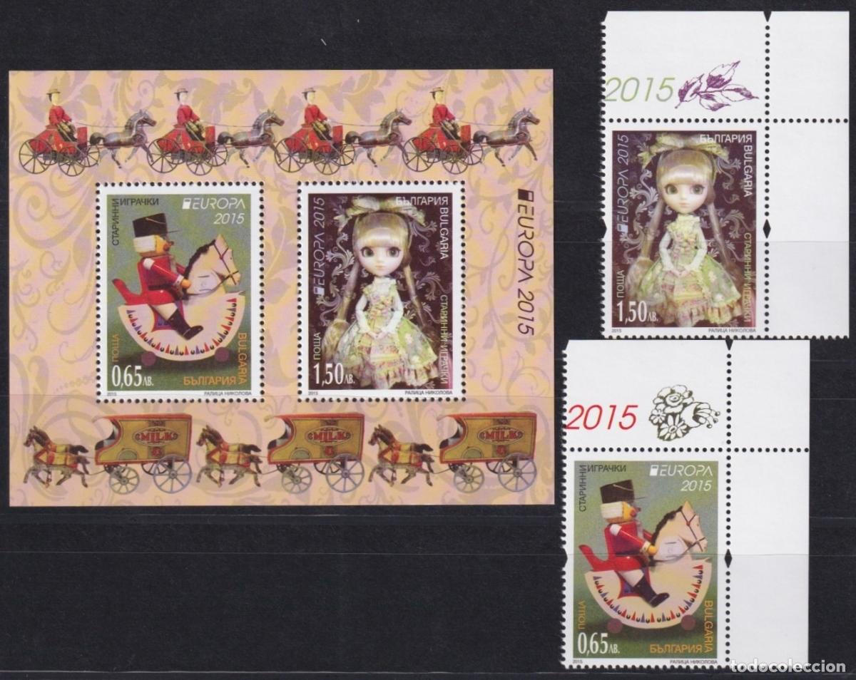 Sellos: F-EX65638 BULGARIA MNH 2015 EUROPA CEPT OLD CHILDREN TOYS.