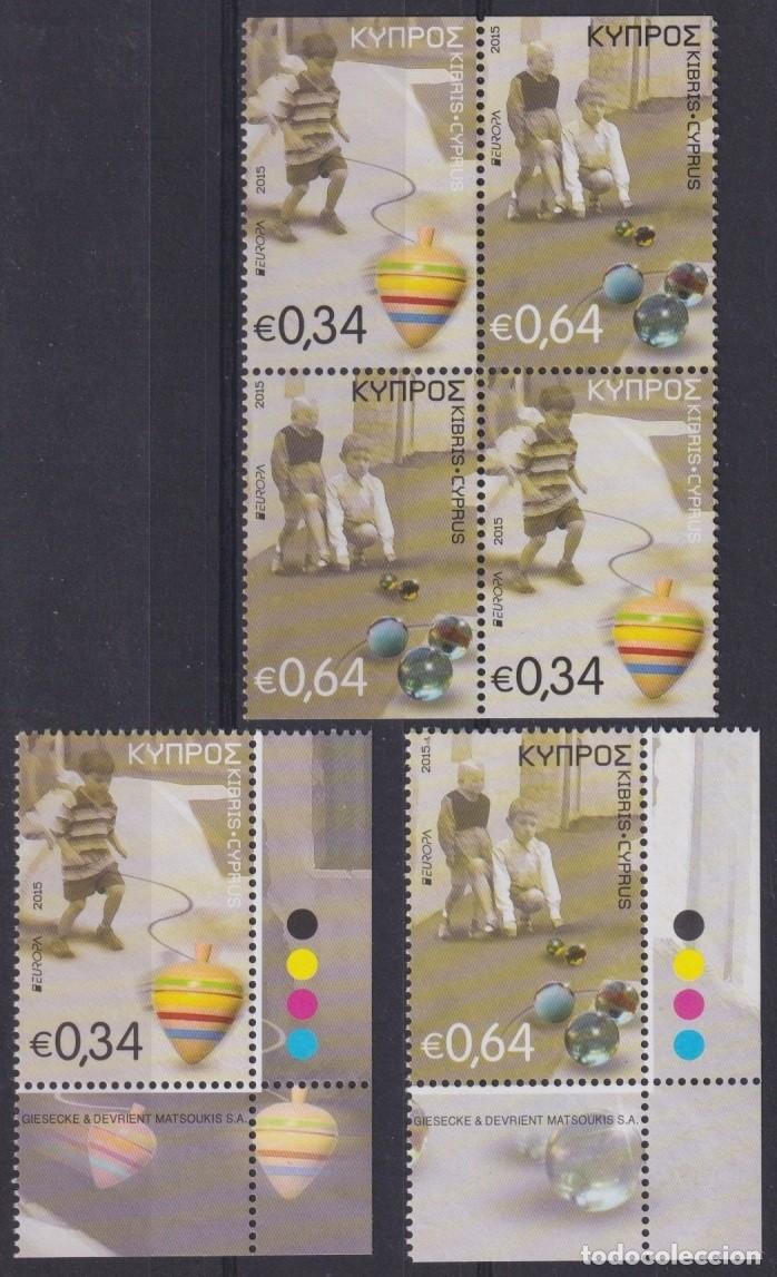Stamps: F-EX65650 CYPRUS MNH 2015 EUROPA CEPT OLD CHILDREN TOYS.