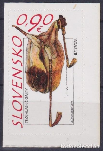 Francobolli: F-EX65864 SLOVAKIA MNH 2014 EUROPA CEPT MUSIC INSTRUMENT BAGPIPES.