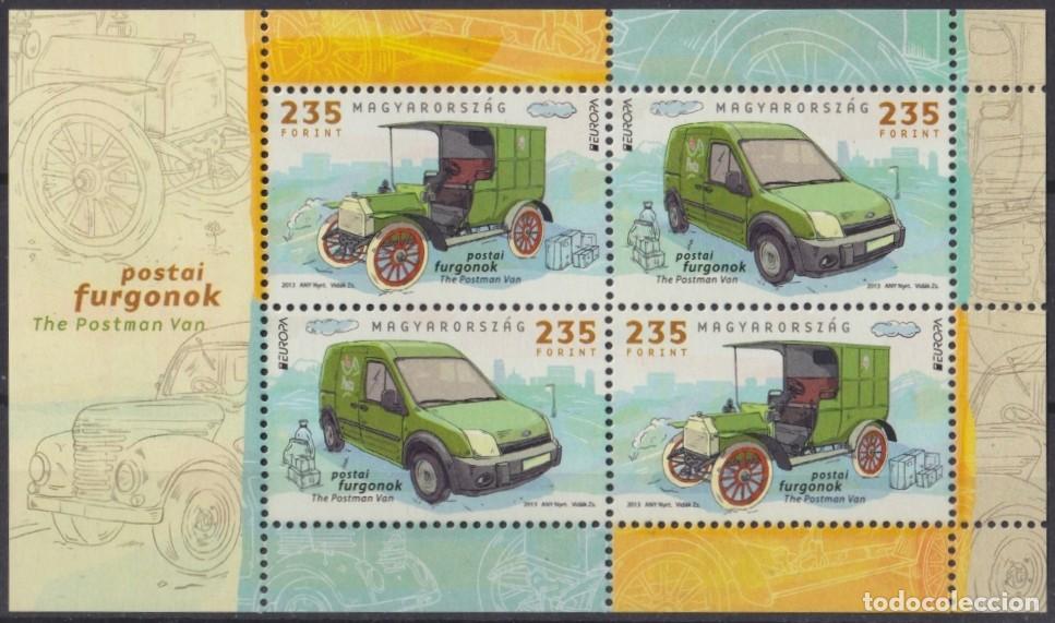 Francobolli: F-EX65703 HUNGARY MNH 2013 EUROPA CEPT POSTAL VEHICLES CAR.