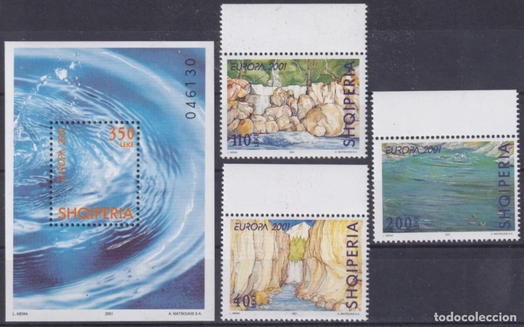 Francobolli: F-EX65671 ALBANIA MNH 2001 EUROPA CEPT WATER TREASEURE OF NATURA.