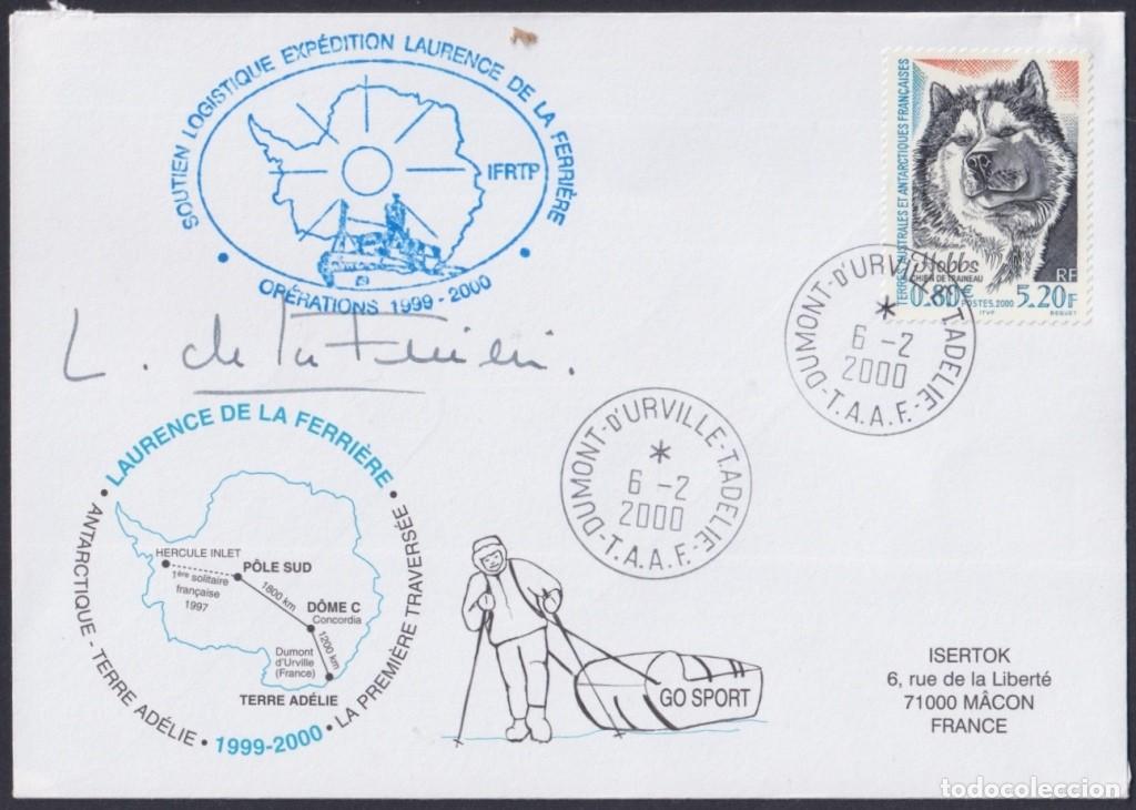 Francobolli: F-EX64216 TAAF FRANCE 2001 DUMONT D&acute;URVILLE ANTARCTIC STATION COVER.