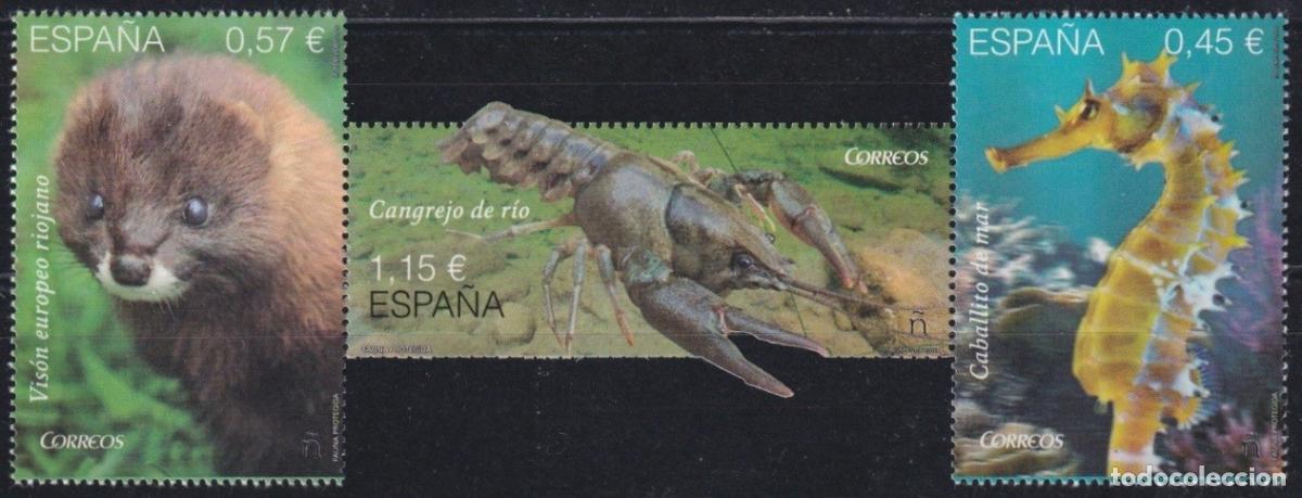 Briefmarken: F-EX63911 ESPA&Ntilde;A SPAIN MNH 2016 ENDANGERED FAUNA WILDLIFE SEAHORSE CRABS.