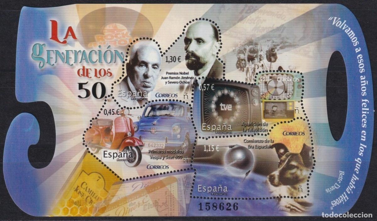 Briefmarken: F-EX63900 ESPA&Ntilde;A SPAIN MNH 2016 50`DECADE NOBEL MOTO AUTO TV LITERATURE.
