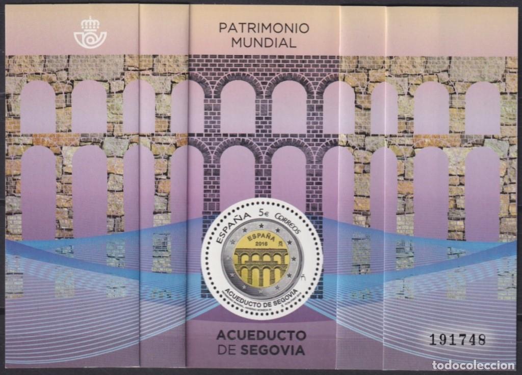 Briefmarken: F-EX63774 ESPA&Ntilde;A SPAIN MNH 2016 SEGOVIA ROMAN AQUEDUCT SPECIAL PRINTING ARCHITECTURE.