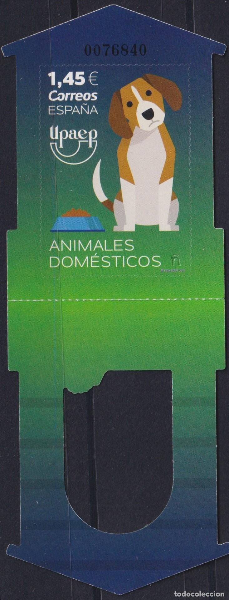 Briefmarken: F-EX63925 ESPA&Ntilde;A SPAIN MNH 2018 UPAEP ANIMALES DE COMPA&Ntilde;&Iacute;A DOG SPECIAL FORMAT.